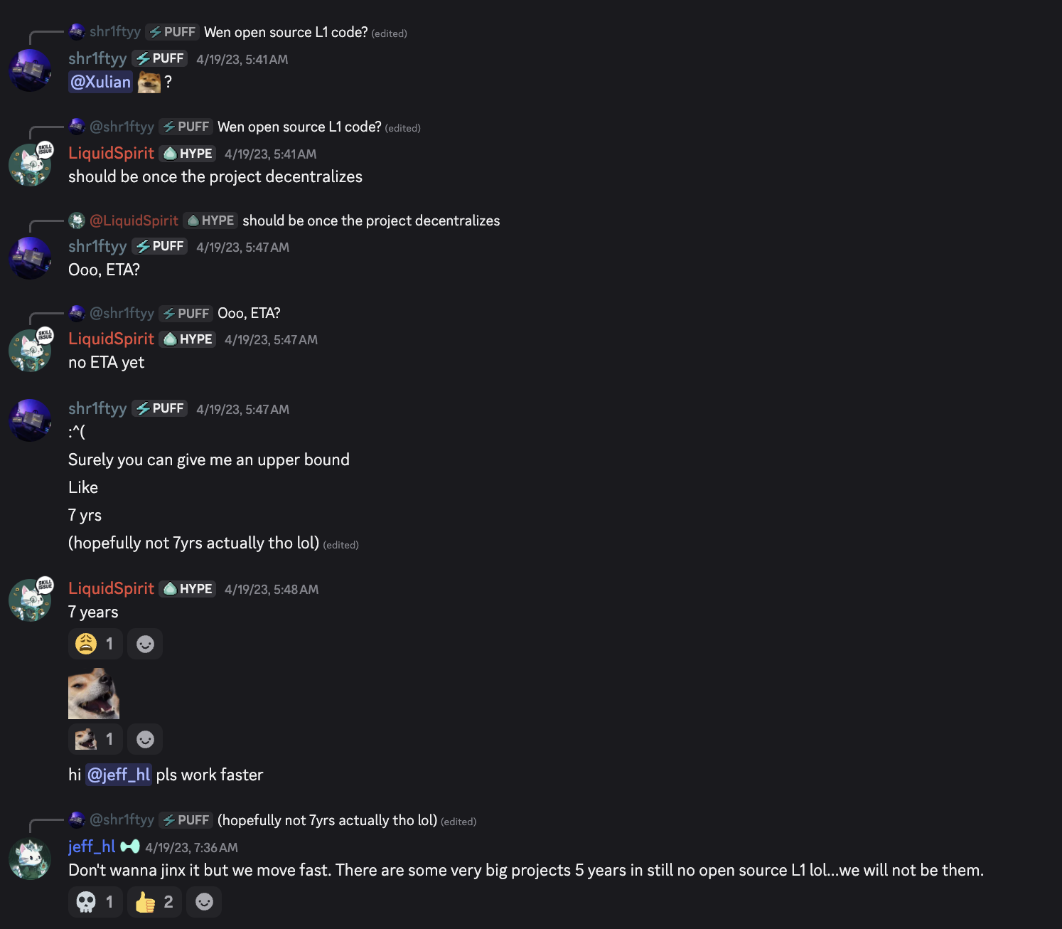 open source within 5y?